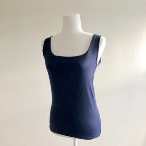 Zara wide strap stretch tank top